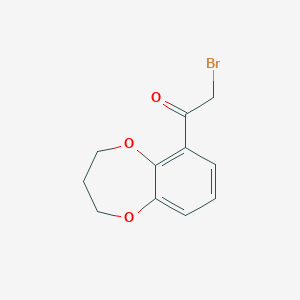 2-bromo-1-(3,4-dihydro-2H-1,5-benzodioxepin-6-yl)-1-ethanone