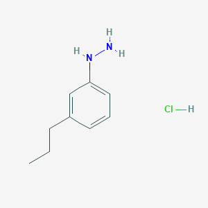 molecular formula C9H15ClN2 B1596794 (3-propylphenyl)hydrazine Hydrochloride CAS No. 306937-28-0