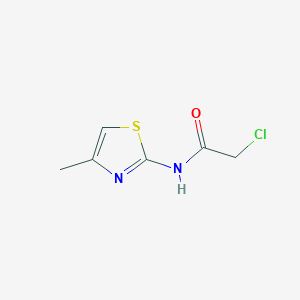 molecular formula C6H7ClN2OS B1596797 2-chloro-N-(4-methyl-1,3-thiazol-2-yl)acetamide CAS No. 50772-53-7