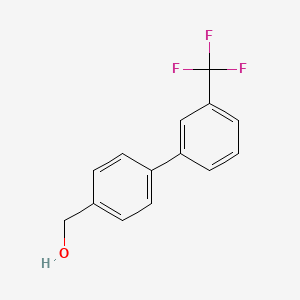 molecular formula C14H11F3O B1596800 [3'-(三氟甲基)[1,1'-联苯]-4-基]甲醇 CAS No. 773872-63-2