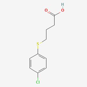 molecular formula C10H11ClO2S B1596810 4-[(4-Chlorophenyl)sulfanyl]butanoic acid CAS No. 29193-63-3