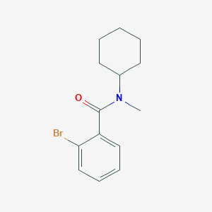 molecular formula C14H18BrNO B1596811 2-bromo-N-cyclohexyl-N-methylbenzamide CAS No. 349395-89-7