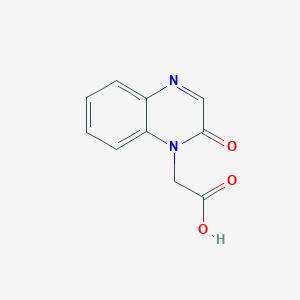 molecular formula C10H8N2O3 B1596813 (2-oxoquinoxalin-1(2H)-yl)acetic acid CAS No. 63642-41-1