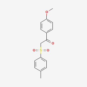 molecular formula C16H16O4S B1596815 1-(4-Methoxyphenyl)-2-[(4-methylphenyl)sulfonyl]-1-ethanone CAS No. 86516-51-0