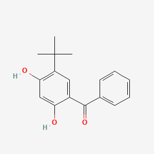 molecular formula C17H18O3 B1596818 2,4-Dihydroxy-5-tert-butylbenzophenone CAS No. 4211-67-0