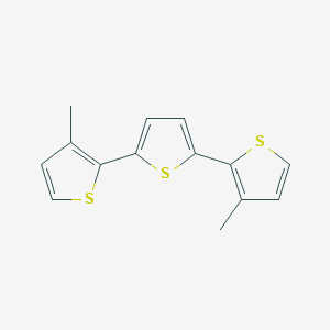 molecular formula C14H12S3 B1596821 3,3''-Dimethyl-2,2',5',2''-terthiophene CAS No. 81294-15-7