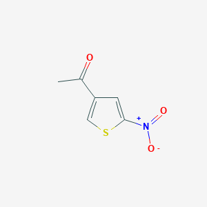 molecular formula C6H5NO3S B1596823 4-Acetyl-2-nitrothiophene CAS No. 58157-89-4