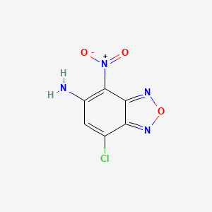 molecular formula C6H3ClN4O3 B1596824 7-Chloro-4-nitro-2,1,3-benzoxadiazol-5-amine CAS No. 227199-11-3