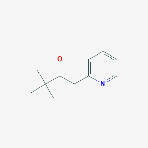 molecular formula C11H15NO B1596825 3,3-Dimethyl-1-pyridin-2-ylbutan-2-one CAS No. 34552-04-0