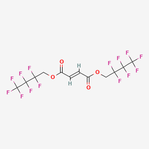 molecular formula C12H6F14O4 B1596829 bis(2,2,3,3,4,4,4-heptafluorobutyl) (E)-but-2-enedioate CAS No. 24120-17-0