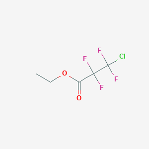molecular formula C5H5ClF4O2 B1596837 Ethyl 3-chlorotetrafluoropropionate CAS No. 24482-88-0