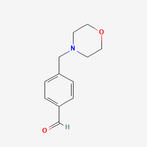 molecular formula C12H15NO2 B1596849 4-(Morpholinomethyl)benzaldehyde CAS No. 82413-63-6