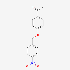 molecular formula C15H13NO4 B1596856 4'-(4-Nitrobenzyloxy)acetophenone CAS No. 205748-03-4