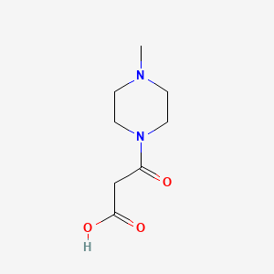 molecular formula C8H14N2O3 B1596865 3-(4-甲基哌嗪-1-基)-3-氧代丙酸 CAS No. 318280-11-4