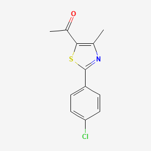 1-[2-(4-Chlorophenyl)-4-methyl-1,3-thiazol-5-yl]-1-ethanone
