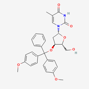 molecular formula C31H32N2O7 B1596874 3'-O-(4,4'-二甲氧基三苯甲基)胸苷 CAS No. 76054-81-4