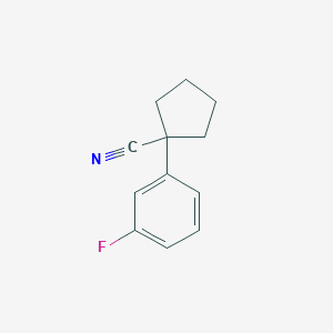 1-(3-Fluorophenyl)cyclopentanecarbonitrile