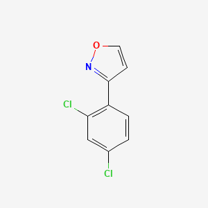 B1596879 3-(2,4-Dichlorophenyl)isoxazole CAS No. 260973-78-2