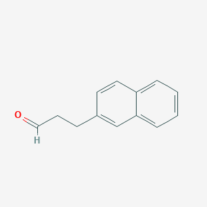 molecular formula C13H12O B159688 3-Naphthalen-2-YL-propionaldehyde CAS No. 136415-67-3