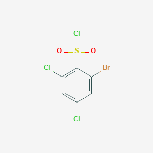 molecular formula C6H2BrCl3O2S B1596881 2-溴-4,6-二氯苯磺酰氯 CAS No. 351003-53-7
