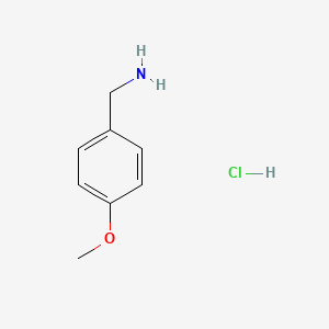 B1596888 (4-methoxyphenyl)methanamine Hydrochloride CAS No. 17061-61-9