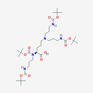 Nalpha-Boc-Nalpha,delta,delta-tris(3-Boc-aminopropyl)-L-ornithine