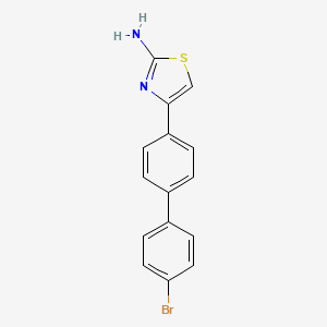 molecular formula C15H11BrN2S B1596894 4-(4'-Bromobiphenyl-4-yl)thiazol-2-ylamine CAS No. 676348-26-8
