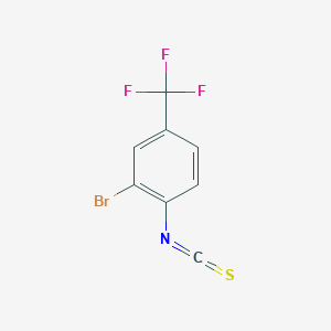 molecular formula C8H3BrF3NS B1596896 2-溴-4-三氟甲基苯异硫氰酸酯 CAS No. 688763-22-6