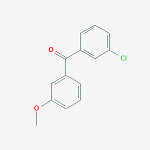molecular formula C14H11ClO2 B1596897 3-Chloro-3'-methoxybenzophenone CAS No. 32363-46-5