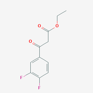 molecular formula C11H10F2O3 B1596899 Ethyl 3-(3,4-difluorophenyl)-3-oxopropanoate CAS No. 252955-07-0