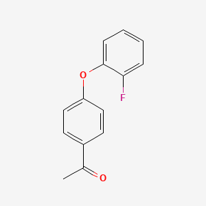 molecular formula C14H11FO2 B1596903 4'-(2-Fluorophenoxy)acetophenone CAS No. 58775-91-0