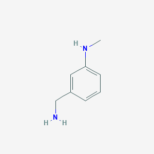 molecular formula C8H12N2 B1596907 3-(氨甲基)-N-甲基苯胺 CAS No. 768343-60-8