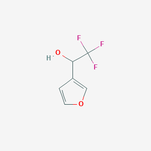 molecular formula C6H5F3O2 B1596908 2,2,2-Trifluoro-1-furan-3-yl-ethanol CAS No. 722491-62-5