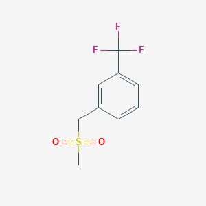 molecular formula C9H9F3O2S B1596917 3-Trifluoromethylbenzylmethylsulfone CAS No. 25195-49-7