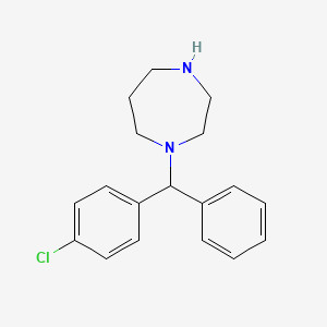 1-[(4-Chlorophenyl)phenylmethyl]hexahydro-1H-1,4-diazepine