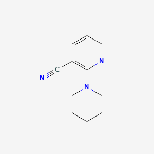 molecular formula C11H13N3 B1596926 2-(哌啶-1-基)烟腈 CAS No. 34595-23-8