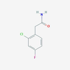 molecular formula C8H7ClFNO B1596937 2-(2-Chloro-4-fluorophenyl)acetamide CAS No. 306937-35-9