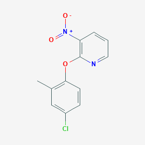 2-(4-Chloro-2-methylphenoxy)-3-nitropyridine