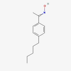 molecular formula C13H19NO B1596939 N-[1-(4-pentylphenyl)ethylidene]hydroxylamine CAS No. 64128-28-5
