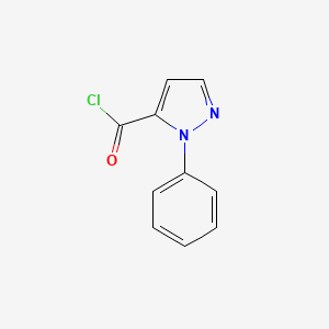 molecular formula C10H7ClN2O B1596943 1-Phenyl-1H-pyrazole-5-carbonyl chloride CAS No. 423768-37-0