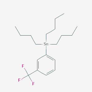 molecular formula C19H31F3Sn B1596945 Tributyl(3-(trifluoromethyl)phenyl)stannane CAS No. 53566-38-4