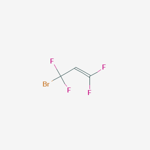 molecular formula C3HBrF4 B1596946 3-Bromo-1,1,3,3-tetrafluoropropene CAS No. 460-61-7