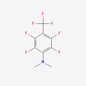 molecular formula C9H6F7N B1596949 4-Dimethylaminoheptafluorotoluene CAS No. 28012-10-4