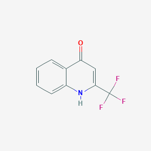 molecular formula C10H6F3NO B159695 2-(Trifluoromethyl)quinolin-4-ol CAS No. 1701-18-4