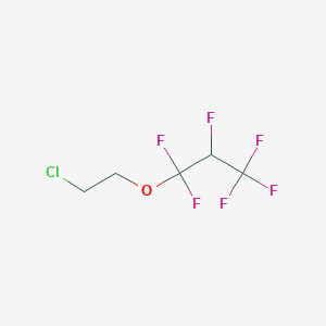 molecular formula C5H5ClF6O B1596950 1-(2-Chloroethoxy)-1,1,2,3,3,3-hexafluoropropane CAS No. 2926-99-0