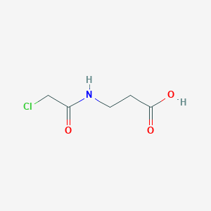 molecular formula C5H8ClNO3 B1596957 3-[(2-chloroacetyl)amino]propanoic Acid CAS No. 4596-38-7