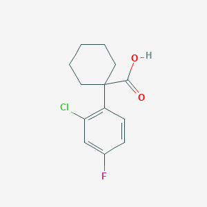 1-(2-Chloro-4-fluorophenyl)cyclohexanecarboxylic acid