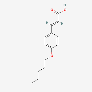 molecular formula C14H18O3 B1596977 p-Pentyloxycinnamic acid CAS No. 62718-63-2