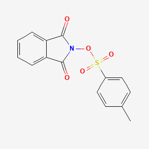 molecular formula C15H11NO5S B1596982 2-{[(4-methylphenyl)sulfonyl]oxy}-1H-isoindole-1,3(2H)-dione CAS No. 56530-39-3