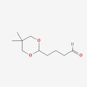 molecular formula C10H18O3 B1596997 4-(5,5-Dimethyl-1,3-dioxan-2-yl)butanal CAS No. 127600-13-9